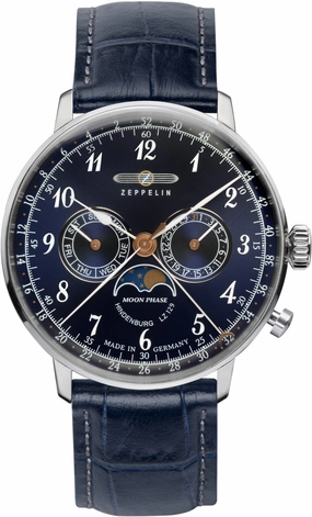 Zeppelin Watches Zeppelin LZ 129 Hindenburg Moonphase Mens Watch