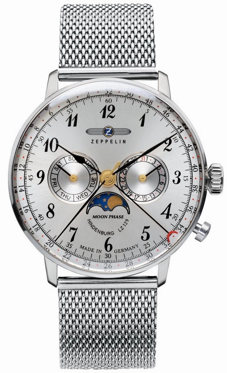 Zeppelin Watches Zeppelin LZ 129 Hindenburg Moonphase Mens Watch
